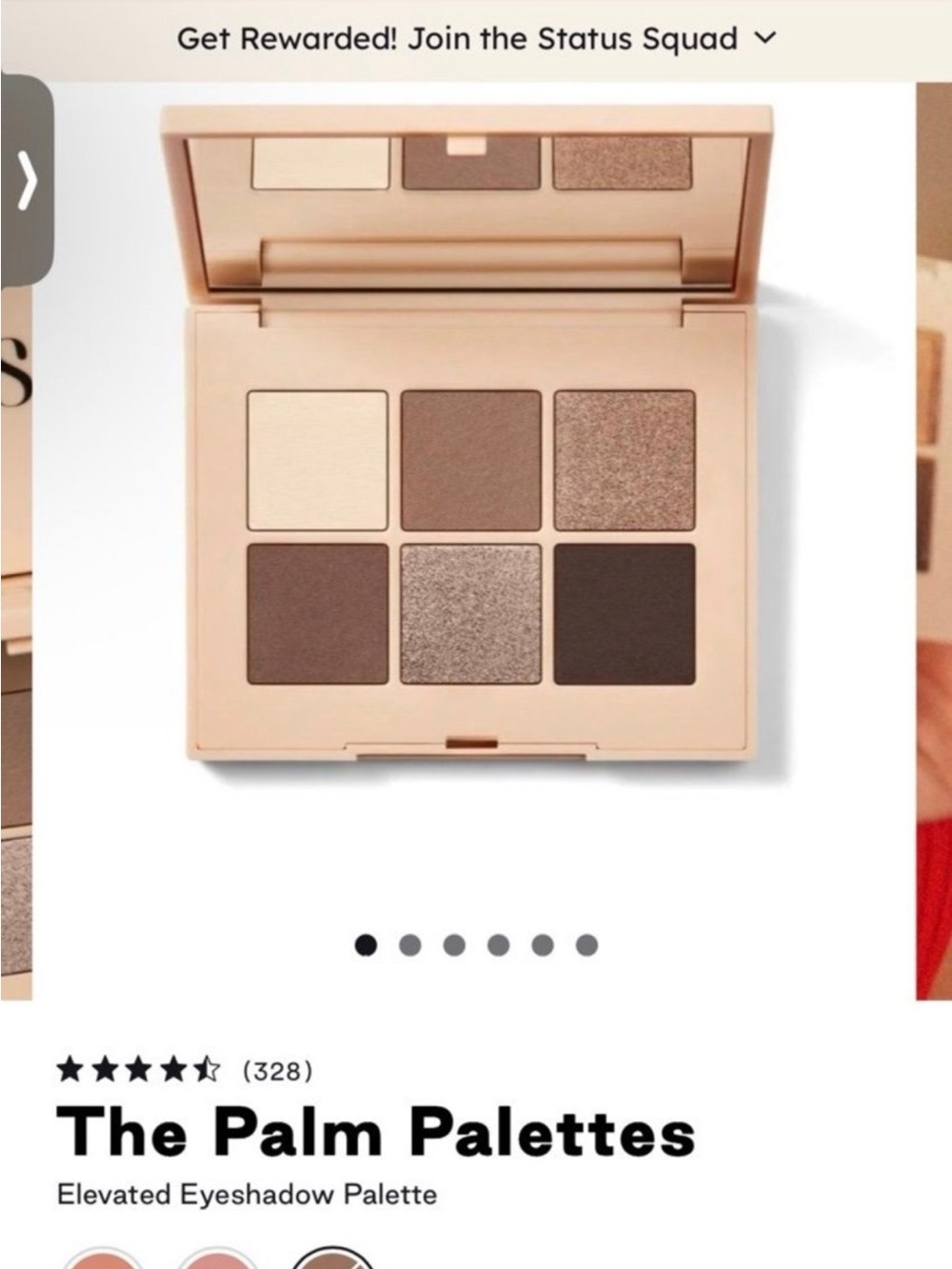 Dibs The Palm Palettes Neutral Eyeshadow Palette - NEW